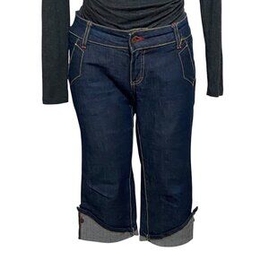 RANK Denim Jean Capri Peddle Pushers Size 11